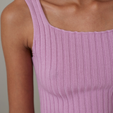 Knit Top Merino - Mauve