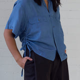 RE / VISION no. 06 Side Ruched Shirt