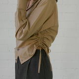 RE / VISION no. 09 Side Ruched Shirt