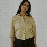 RE / VISION no. 10 Side Ruched Shirt