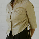 RE / VISION no. 10 Side Ruched Shirt