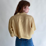 Vintage Silk Shirt Mustard No. 1
