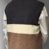 Bouclé Vest Merino Cashmere -  Tricolor