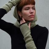 Bouclé Scarf Merino Cashmere - Matcha