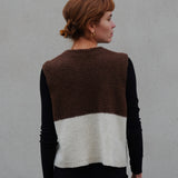 Bouclé Vest Merino Cashmere -  Affogato