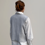 Bouclé Vest Merino Cashmere - Cloud