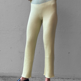 Knit Pants Merino - Butter