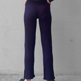 Knit Pants Merino - Plum