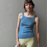 Knit Top Merino - Denim