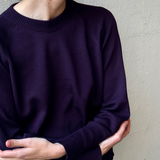 Pullover Merino - Plum