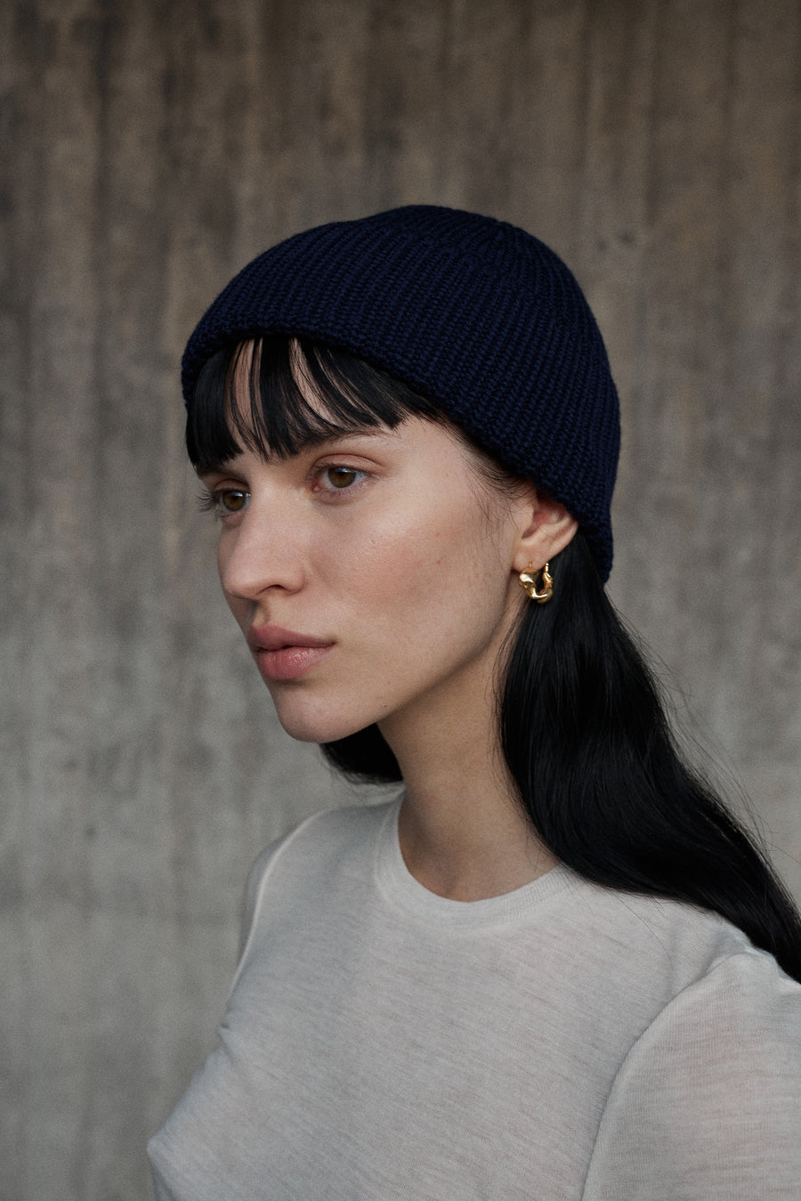 Beanie Merino - Navy
