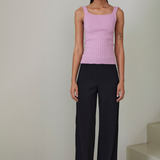 Knit Top Merino - Mauve
