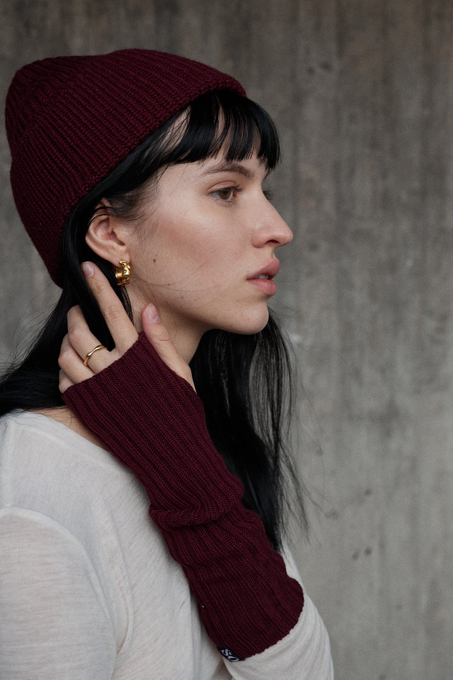 Sleeves Merino - Mulberry