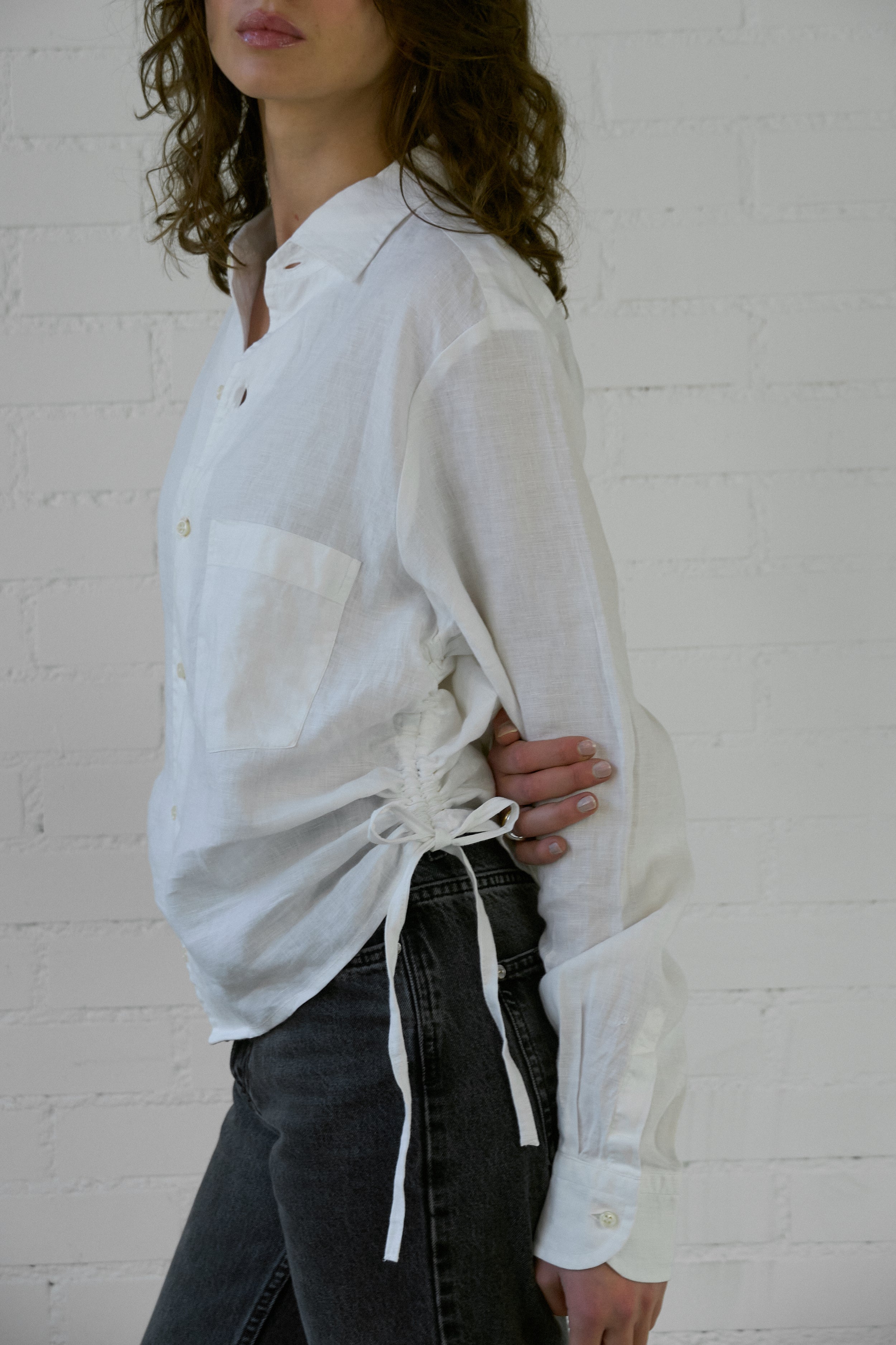 RE / VISION no. 17 Side Ruched Shirt