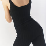 Pants Plissé Merino - Black