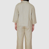 Straight Trousers Linen - Pistachio